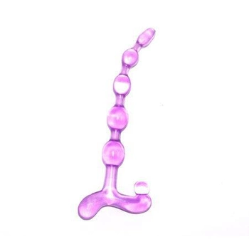 Анальный стимулятор-пробка Baile Bendy Twist цвет фиолетовый (02618017000000000)