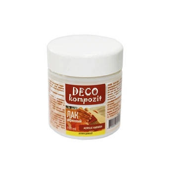 Лак акриловий DECO Kompozit глянцевий 0,15 л (590314)