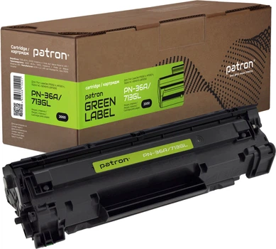 Картридж Patron Green Label HP LJ CB436A/Canon 713 for LJ P1505/M1120/LBP3250 (PN-36A/713GL)