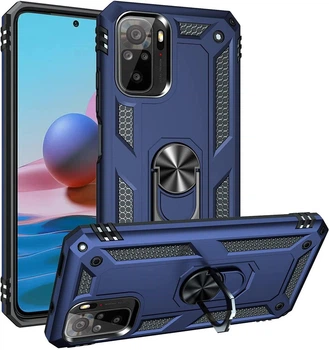 Чехол Shield для Xiaomi Redmi Note 10 / Note 10S Бампер противоударный Dark-Blue
