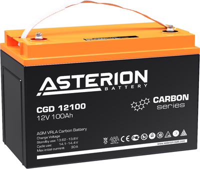 Аккумуляторная батарея Asterion CGD 12100 12V 100Ah AGM