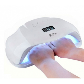 Лампа для нігтів SUN-X Professional UV/LED 2 в 1 на 72W для сушіння гель-лаку, гелю, об'ємна, на дві руки