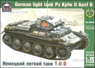 ARK35016 Pz.Kpfw II Ausf.D German light tank 1:35 ARK Models (ARK35016)
