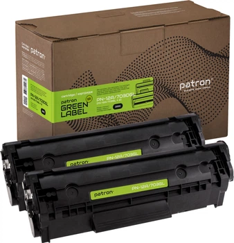 Картридж Patron Green Label HP LJ Q2612A/Canon 703 Dual Pack (2шт) (PN-12A/703DGL)