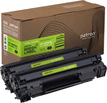 Картридж Patron Green Label HP LJ CF283A для M125/M127/M201/M225 Dual Pack (2 шт.) (PN-83ADGL)