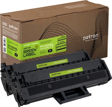 Картридж Patron Green Label Samsung MLT-D101S для ML-2160/2164/2165/2168, SCX-3400/3405 Dual Pack (2шт) (PN-D101DGL)