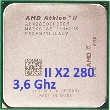 Процессор AMD ATHLON II X2 280 2 ЯДРА, 3.6 GHz, sAM3 / AM2+, Tray ( ADX280OCK23GM ) Б/У