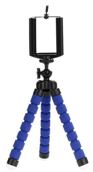 Штатив настільний XoKo з тримачем для телефона / GoPro / фотоапарата Octopus SS-001 Blue