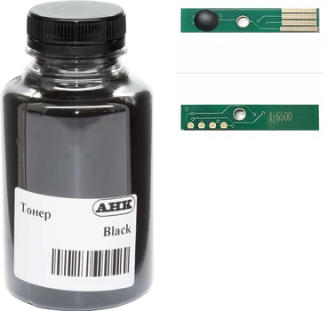 Тонер и Чип для Xerox Black (106R02252) АНК Black 140г 3202900