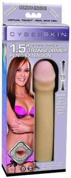 Насадка Transformer penis extension 1,5 колір тілесний (+08597026000000000)