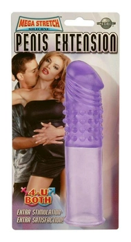 Насадка-подовжувач пеніса Mega Stretch Penis Extension колір фіолетовий (15856017000000000)