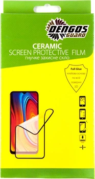 Защитное стекло DENGOS Ceramic Film для смартфона Xiaomi Redmi Note 10 Pro Black (TGCF-12)