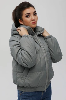 Куртка Exclusive moda М-072 44 Светло серый
