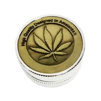 Гриндер для подрібнення тютюну HL-247 Silver Gold (do224)