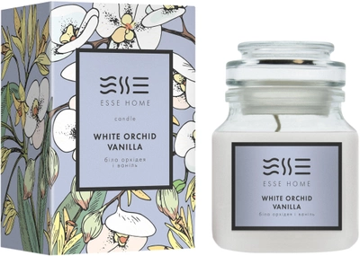Свічка Esse серії Esse Home Біла орхідея та Ваніль 150 г (C-WO) (4820239121002)
