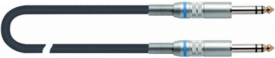 Кабель акустический Quik Lok S214-1BK (balanced 6.3 - balanced 6.3) 1m
