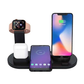 Док-станция Wireless Charger 5в1 X21 GTM беспроводная зарядка для Qi-совместимого устройства (WCZ143OE)