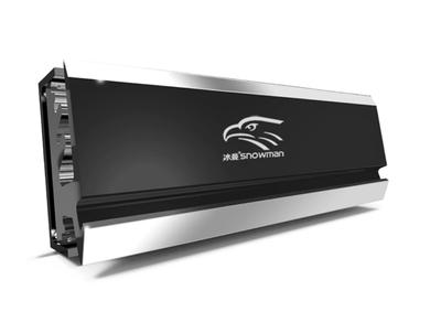 Радиатор алюминиевый Snowman Для SSD M2 2280 Черный с серебристым (1009-868-00)