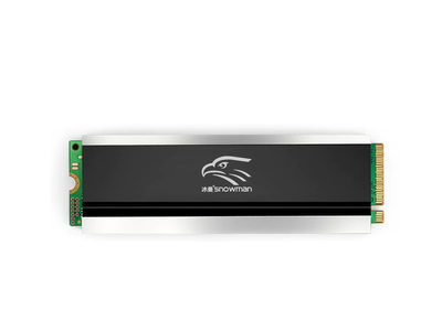 Радиатор алюминиевый Snowman Для SSD M2 2280 Черный с серебристым (1009-868-00)