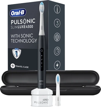 Szczoteczka elektryczna ORAL-B BRAUN Pulsonic Slim Luxe 4500 Czarna (4210201396420)