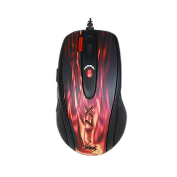 Мышь A4Tech XL-750BK Fiery Red USB лазерная