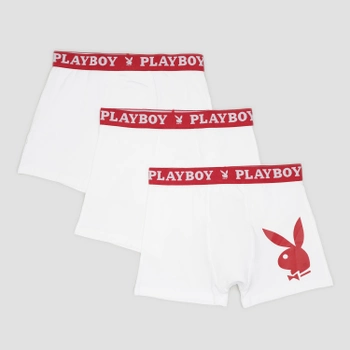 Трусы-шорты Playboy Annya-34 3 шт Белые