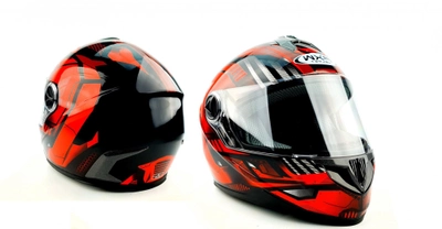 Шлем для мотоцикла FXW HF-122 BLACK IRON глянец, Арт.IRON122/S