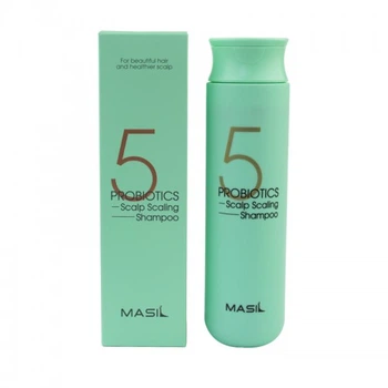Глубокоочищающий шампунь для волос с пробиотиками Masil 5 Probiotics Scalp Scaling Shampoo 300 ml
