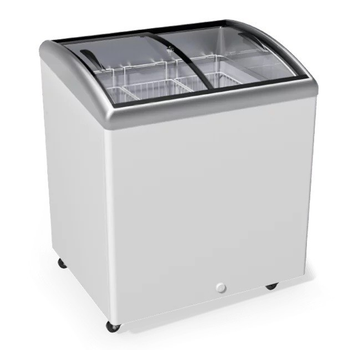 Ларь морозильный Juka M200S (гнутое стекло) 200л белый