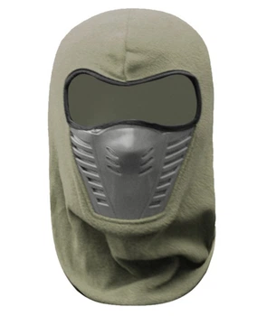 Балаклава AIR FLOW тепла флісова з маскою силікон (574284546) Зелений (Хакі) One Size
