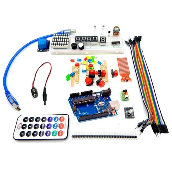 Базовый набор для новичка 30 ArduinoKit компонентов плата UNO R3 для Arduino