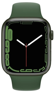 Смарт-часы Apple Watch Series 7 GPS 45mm Green Aluminium Case with Green Sport Band (MKN73UL/A)