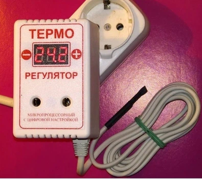 Цифровий регулятор температури в інкубатор DigiCOP ЦТР-2-2ч на два рівня температури