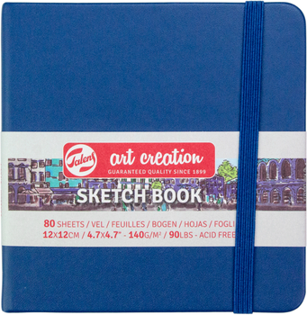 Блокнот для графіки Royal Talens Art Creation 140 г/м² 12 х 12 см 80 аркушів Navy Blue (8712079467067)