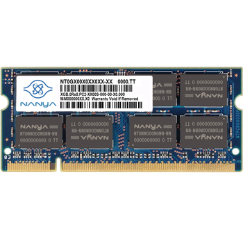 Оперативна пам'ять Nanya SODIMM DDR2 2Gb 800MHz PC2-6400 (NT2GT64U8HD0BN-AD)