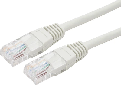 Патч-корд RZTK CAT5e RJ45 UTP 1 м Сірий