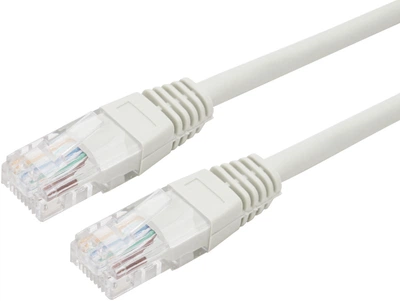 Патч-корд RZTK CAT5e RJ45 UTP 5 м Сірий