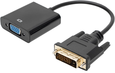 Адаптер RZTK DVI (24+1) male to VGA female 0.15 м Black