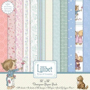 Набор бумаги Hallmark Cards Lillibet 30х30 см 12 листов, артикул HMDP001