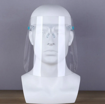 Защитная пластиковая маска (экран) для лица 50 шт.