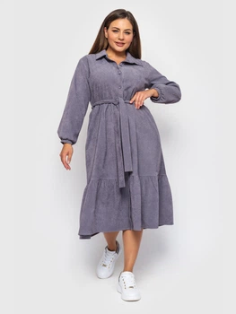 Платье "Присцила" (серый) 50 (XL)