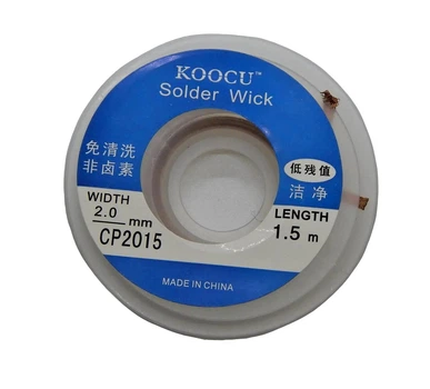 Лента-оплетка для снятия припоя KOOCU CP2015 1.5m, 2.0mm