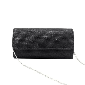 Жіночий вечірній клатч Smooza чорний (1147-black)