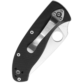 Нож складной Spyderco Tenacious (длина: 197мм, лезвие: 86мм), черный