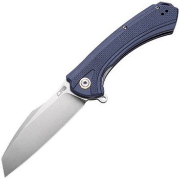 Нож складной CJRB Barranca (длина: 216мм, лезвие: 95мм), серо-голубой