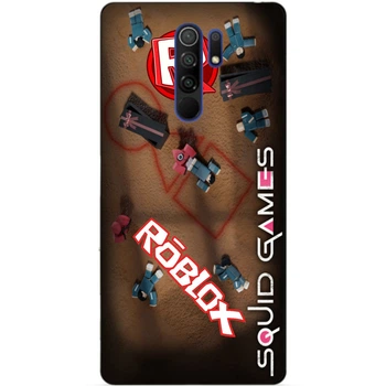 Силіконовий бампер чохол Candy для Xiaomi Redmi 9 Roblox гра в кальмара