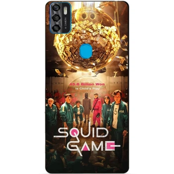 Силиконовый бампер чехол Candy для ZTE Blade A7s 2020 с картинкой Игра в кальмара