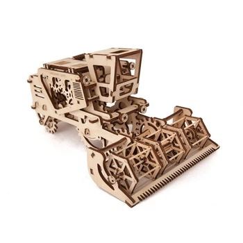 Механический 3D-пазл Ukrainian Gears Комбайн (154 деталей)