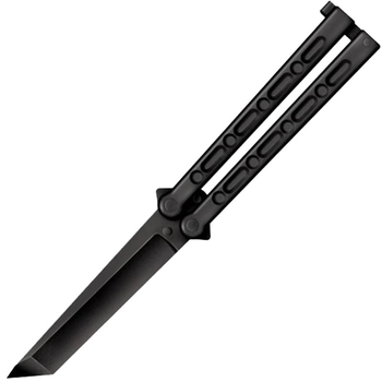 Нож бабочка, балисонг Cold Steel FGX Balisong Tanto (длина: 279мм, лезвие: 127мм, черное), черный