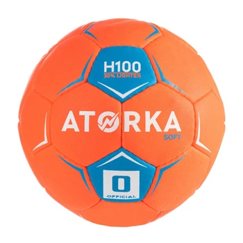Мяч Гандбольный Детский ATORKA H100 SOFT №0 Оранжевый